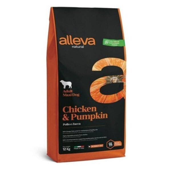 Alleva Natural Poulet & Potiron pour chien adulte de race moyenne