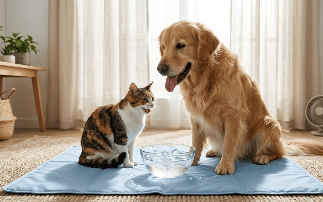 Comment rafraîchir chien et chat en cas de fortes chaleurs