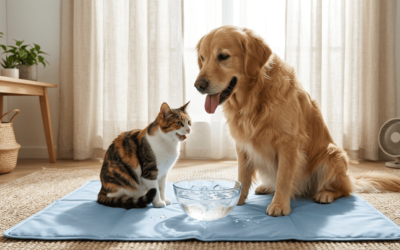 Comment rafraîchir chien et chat en cas de fortes chaleurs