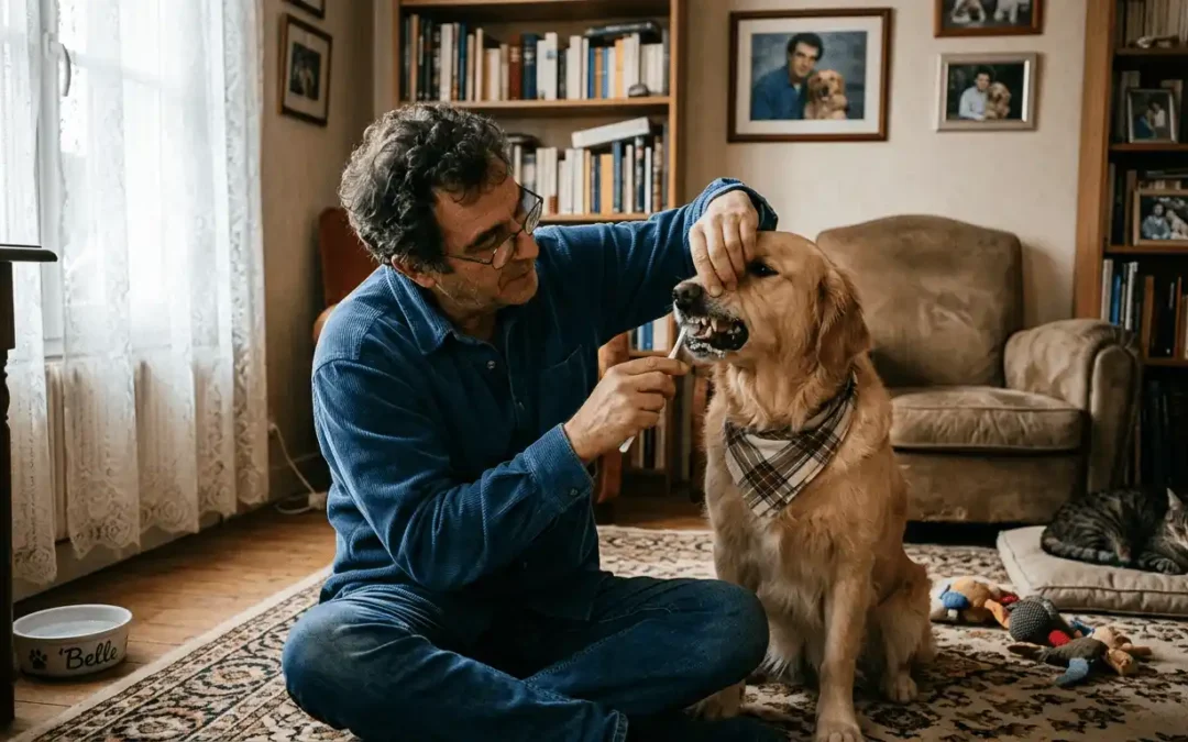 Hygiène dentaire chien