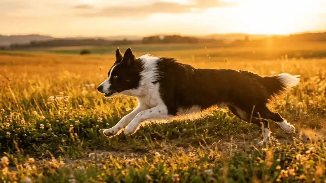 chien sport actif alimentation énergie