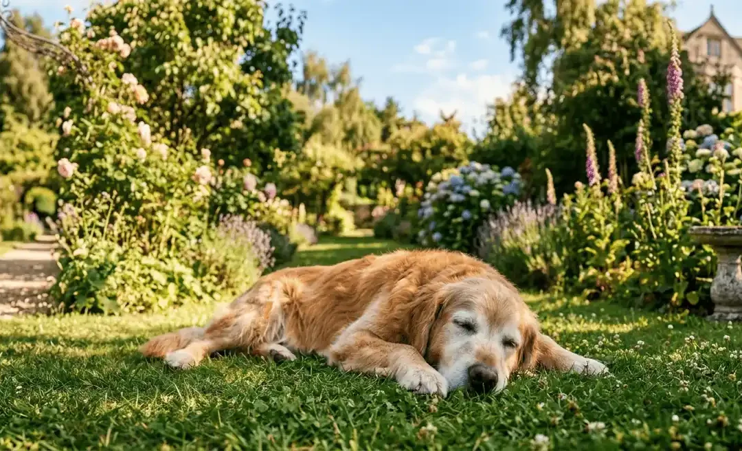 chien senior vieux alimentation mobilité