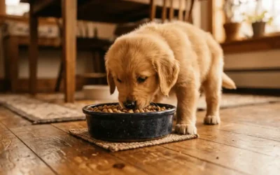 Chiot : combien de repas par jour et à quelle fréquence nourrir selon son âge et sa race ?