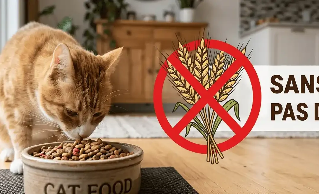 gluten croquettes chat sans céréales