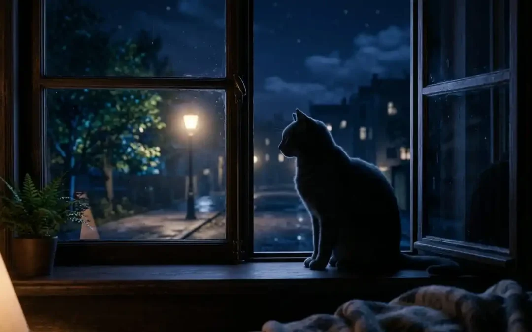 Chat qui miaule la nuit : décoder ses vocalises et retrouver des nuits calmes